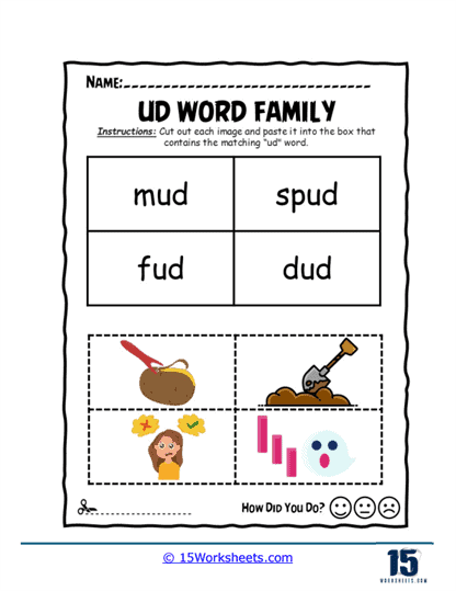 Cut & Glue Worksheet