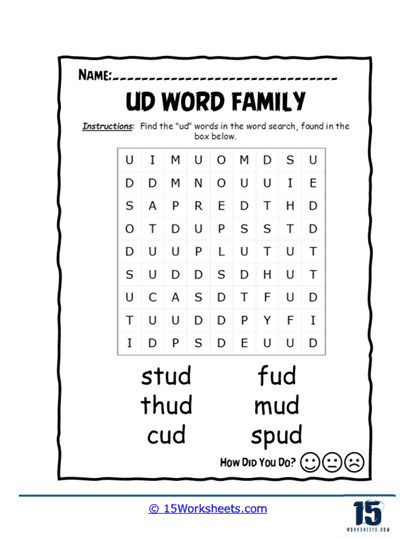 Search Party Worksheet