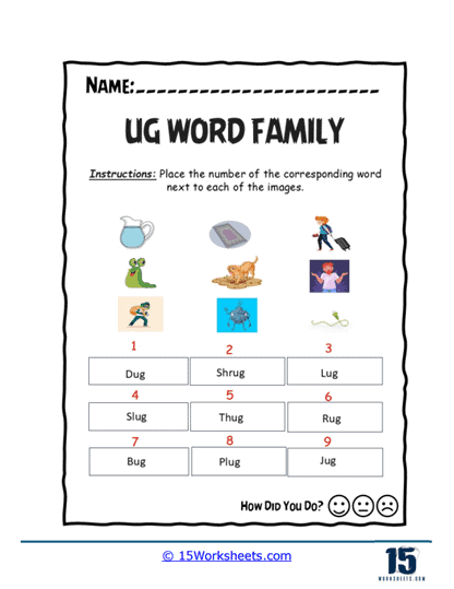 Number Match Worksheet