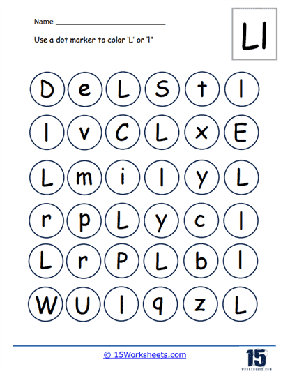 L-Finder Worksheet
