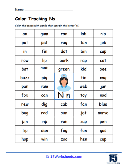 N-Hunt Worksheet
