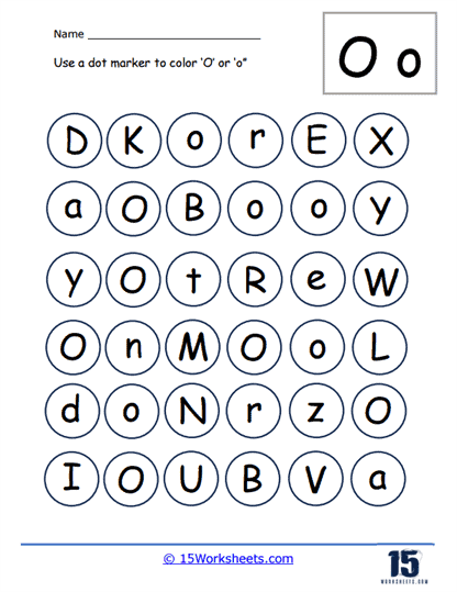 O-Spotter Worksheet