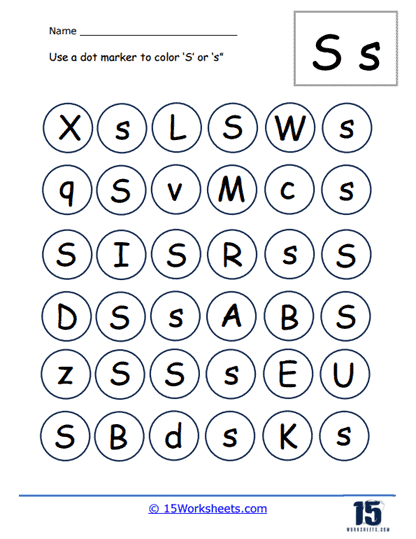 S-Spotter Worksheet