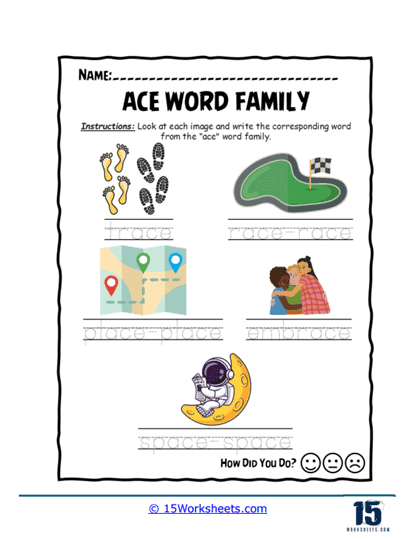 Place Space Worksheet