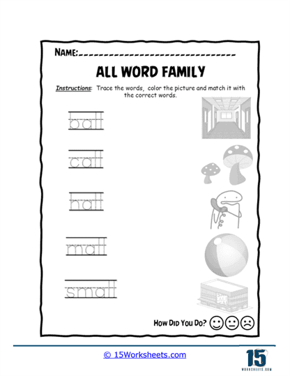 Small Mall Worksheet