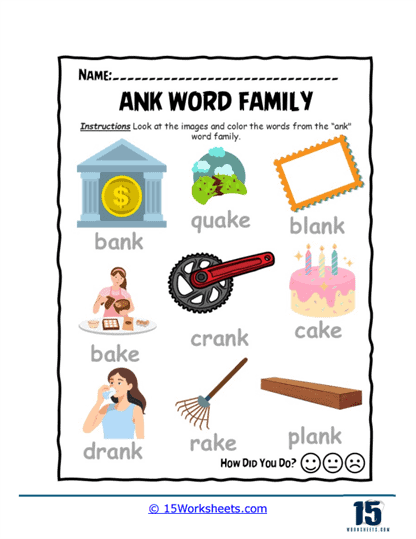 Color and Learn Worksheet