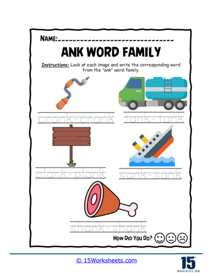 Word Linkers Worksheet