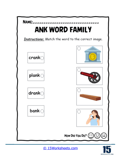 Word Matcher Worksheet
