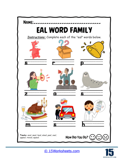 Empty Places Worksheet