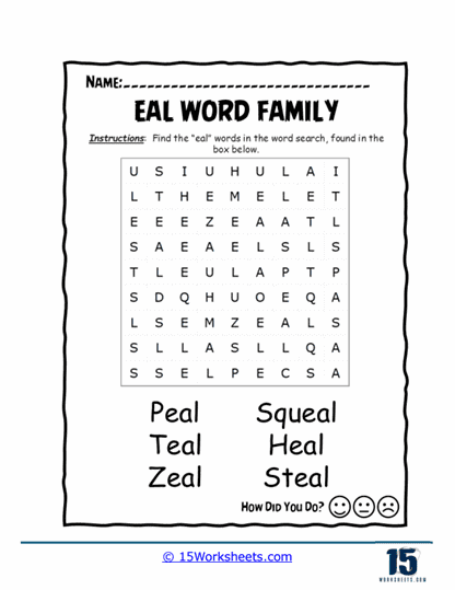 Spot & Say Worksheet