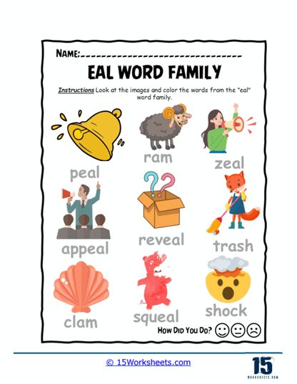 Eal Word Family Worksheets
