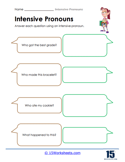Question Creator Worksheet