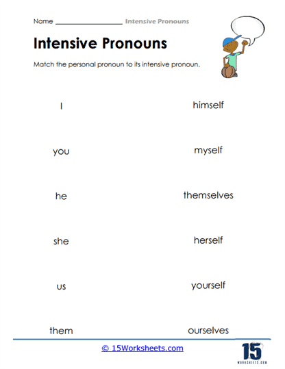 Matching Minds Worksheet