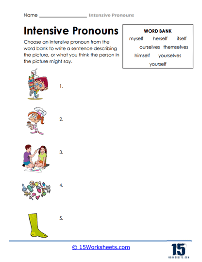 Picture Prompts Worksheet