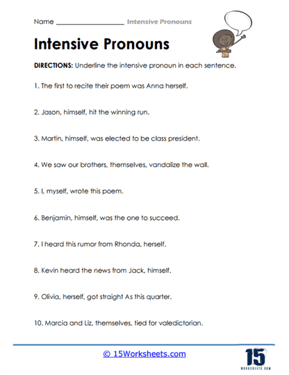 Emphasis Explorer Worksheet