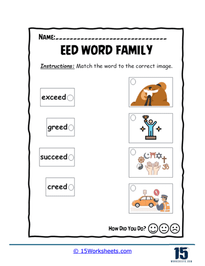 Smart Matcher Worksheet