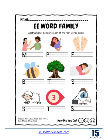 Letter Completer Worksheet