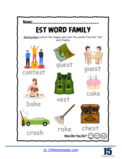 Color Quest Worksheet