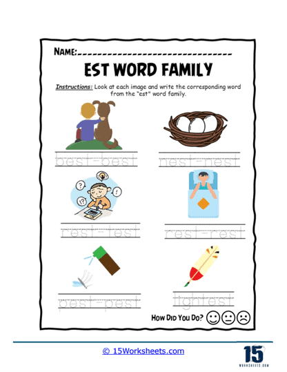Picture Writers Worksheet