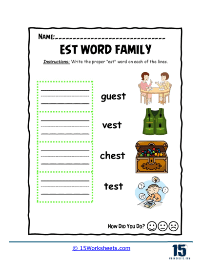 Word Practice Worksheet