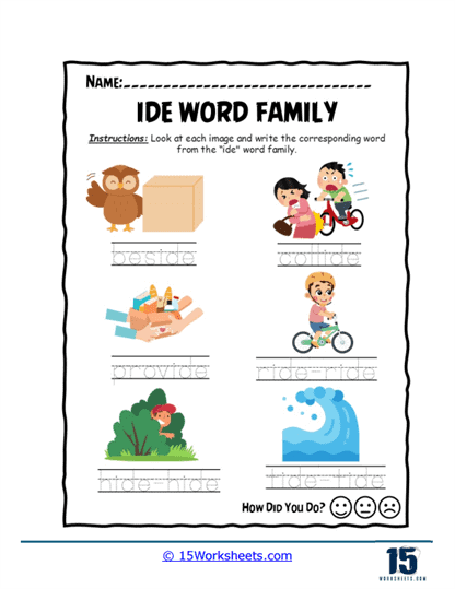 Light Write Worksheet