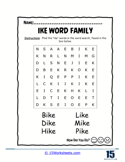 Rhyme Finder Worksheet