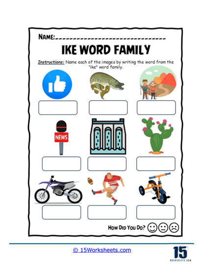 Label Lane Worksheet