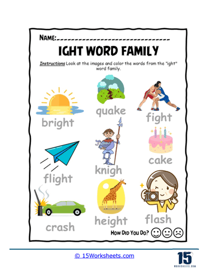 Bright Search Worksheet