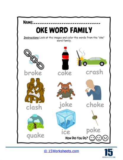 Picture Categories Worksheet