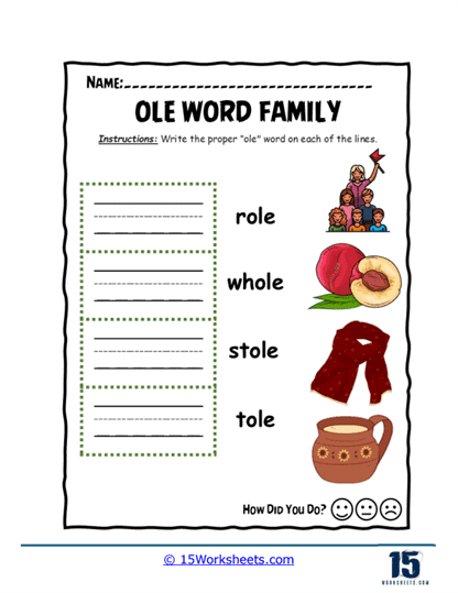 Vocabulary Practice Worksheet