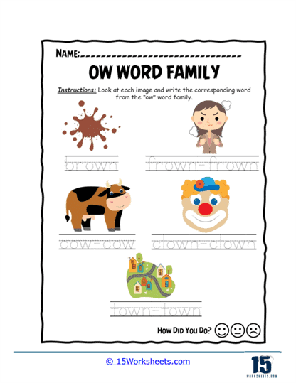 Picture Writing Worksheet
