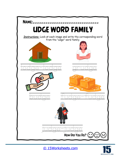 Write the Word Worksheet