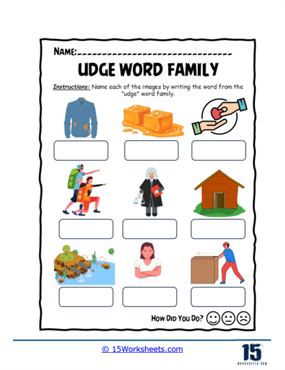Picture Naming Grid Worksheet