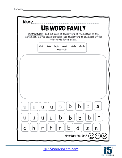Letter Builder Worksheet