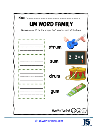 Copy Lines Worksheet