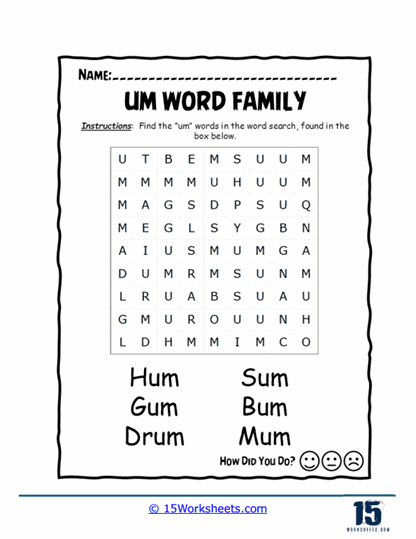 Word Quest Worksheet