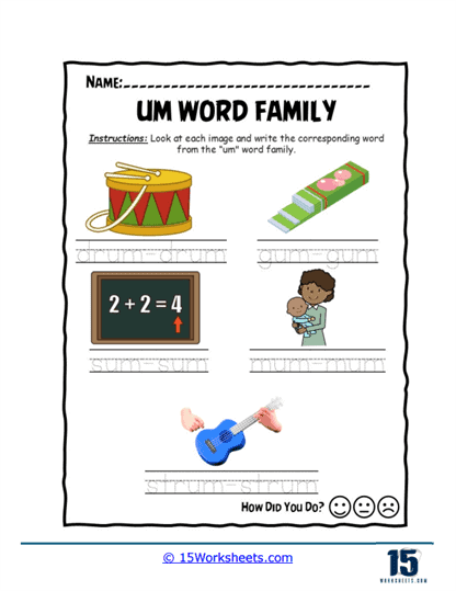 Writing Practice Worksheet