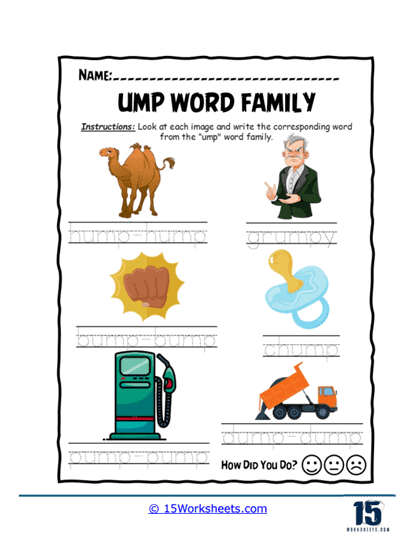 Spelling Practice Worksheet
