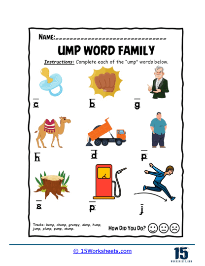 Word Builder Worksheet