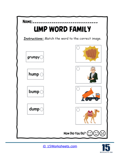 Match Links Worksheet