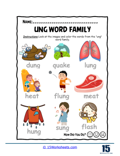 Sound Family Spotting Worksheet