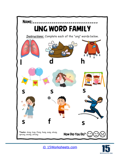 Missing Sound Builder Worksheet