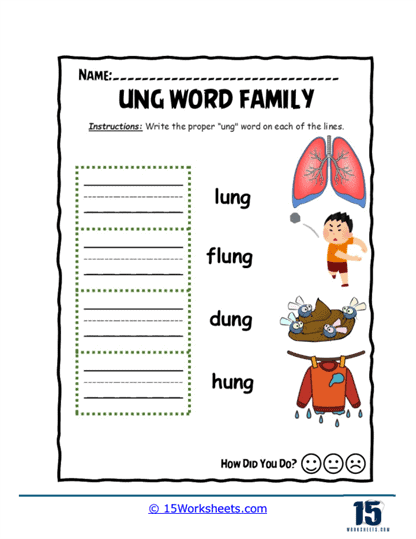 Word Copy Practice Worksheet