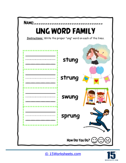 Handwriting Sound Lines Worksheet