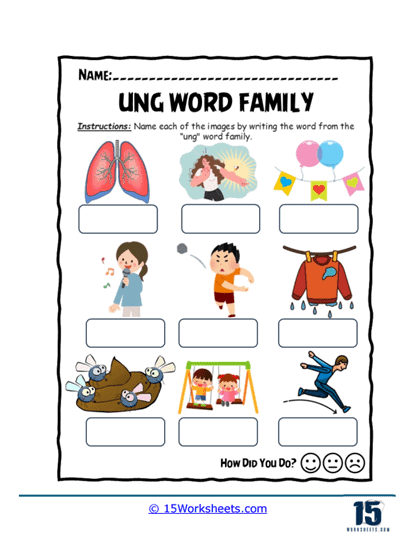 Picture Naming Practice Worksheet