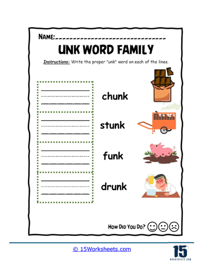 Word Copy Practice Worksheet