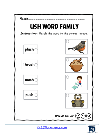 Image Pair Challenge Worksheet