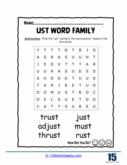 Word Grid Quest Worksheet