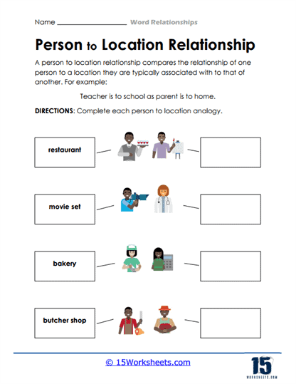 Place Match Worksheet