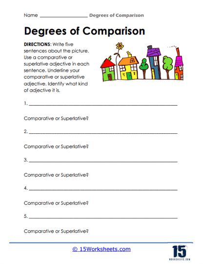 City Comparisons Worksheet